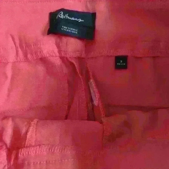 REITMANS | Women's Peachy/Orange Iconic Pull On Stretchy Bermuda Shorts - Picture 2 of 3